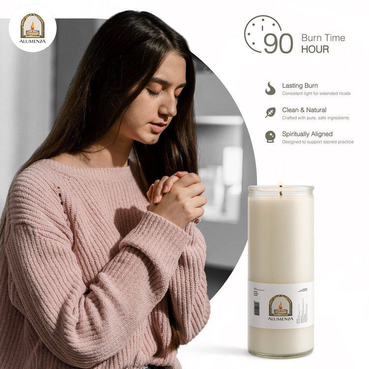 7 Day Candle | White | Clarity, Cleansing, New Beginnings