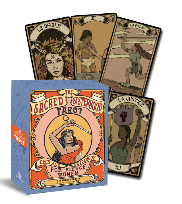 Sacred Sisterhood Tarot (78 Cards & 80 Pages)