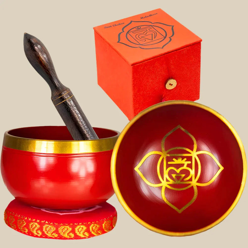 Mini Chakra Singing Bowl Red - Root
