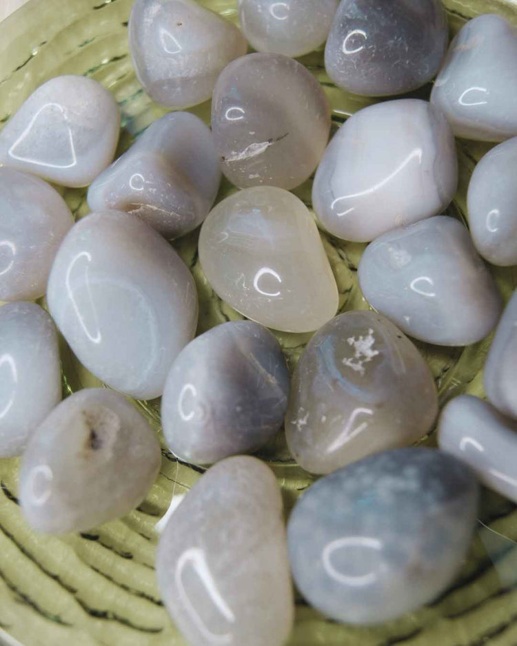 Chalcedony Tumbled | Harmony + Emotional Balance