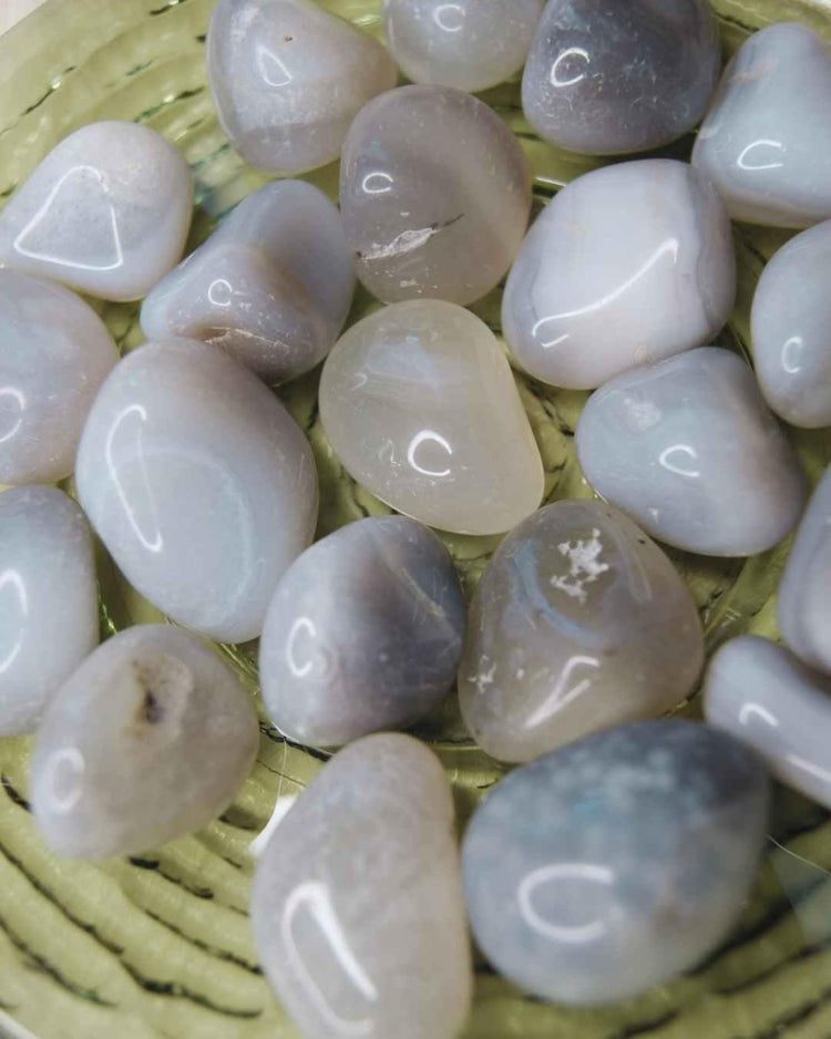 Chalcedony Tumbled | Harmony + Emotional Balance