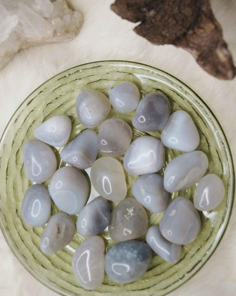 Chalcedony Tumbled | Harmony + Emotional Balance