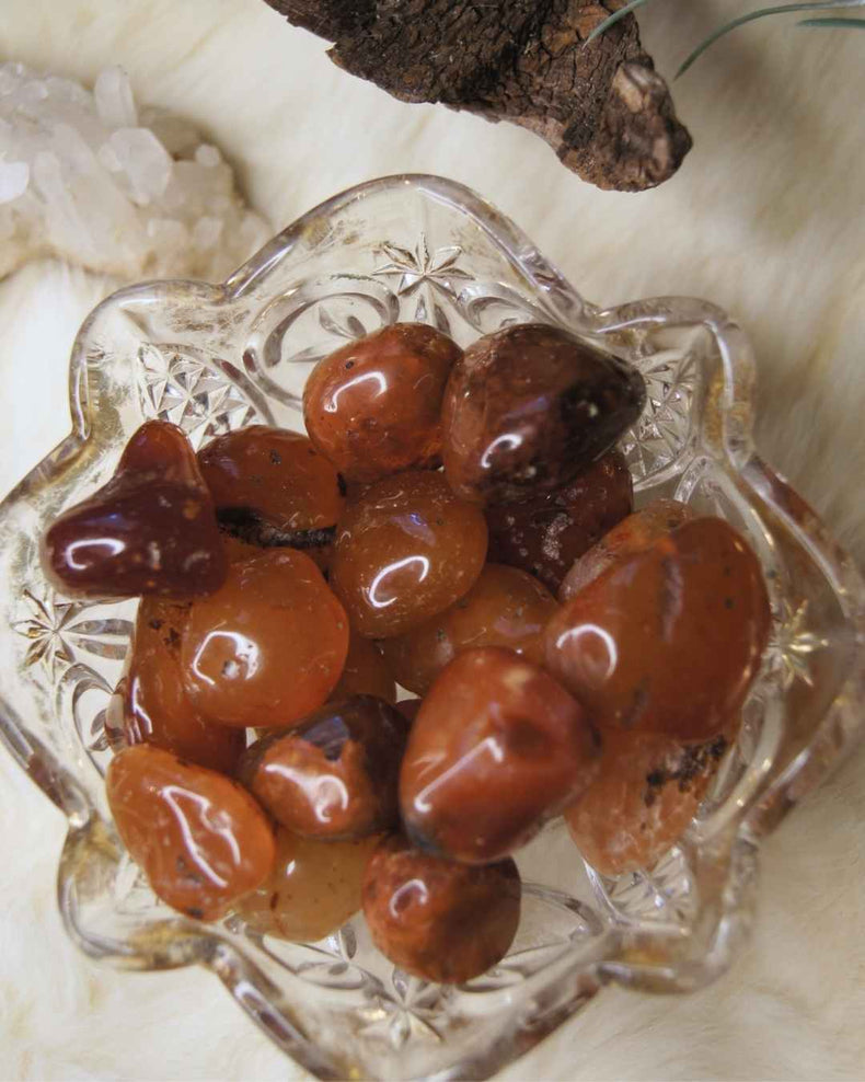 Carnelian Tumbled Stone | Vitality & Creative Fire