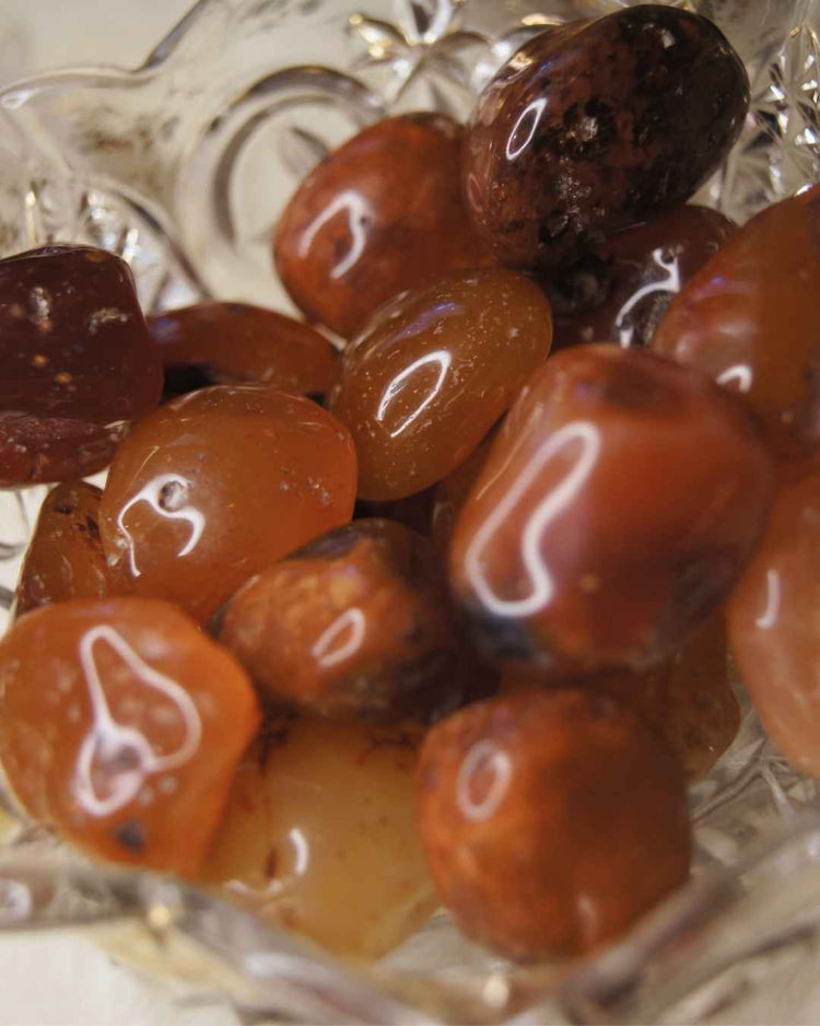 Carnelian Tumbled Stone | Vitality & Creative Fire