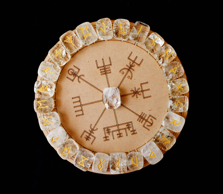 Rune Set - Clear Quartz