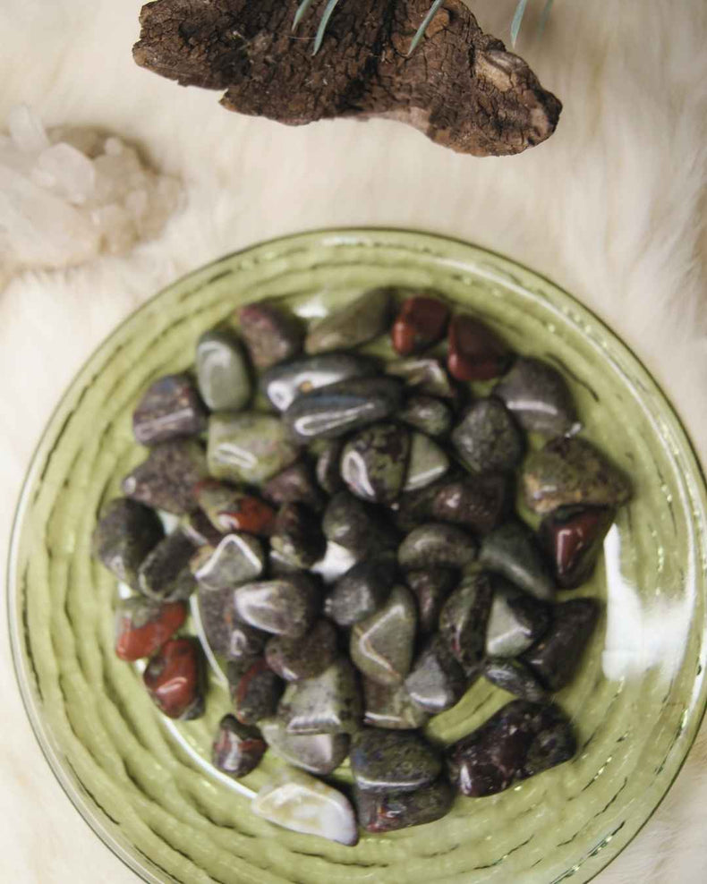 Dragon Stone Tumbled | Strength + Healing