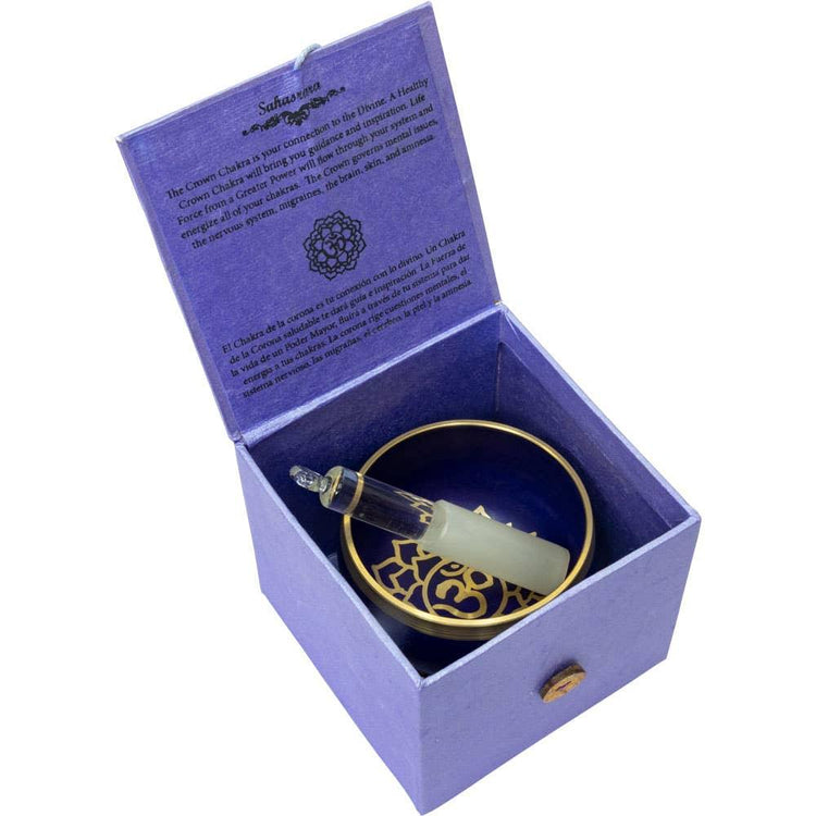 Mini Chakra Singing Bowl Purple - Crown