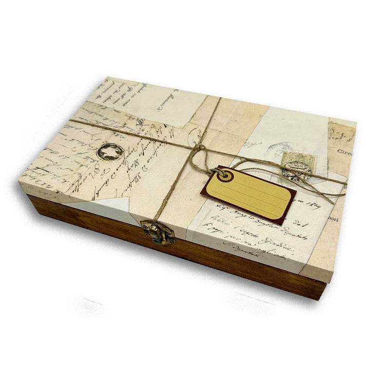 Calligraphy Feather Dip Pen Set in wooden box