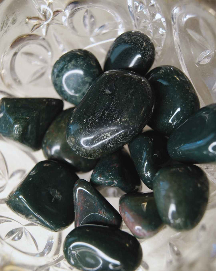 Bloodstone Tumbled Stone | Protection & Vital Force