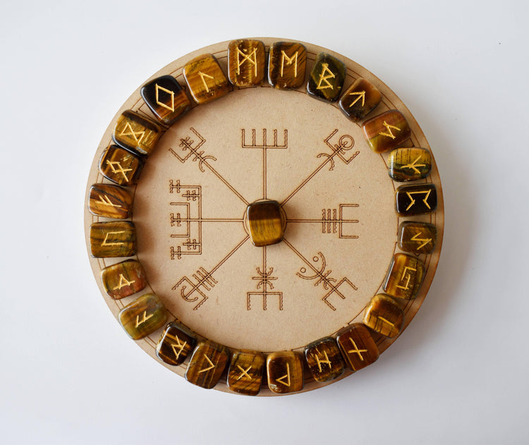 Rune Set - Tiger Eye