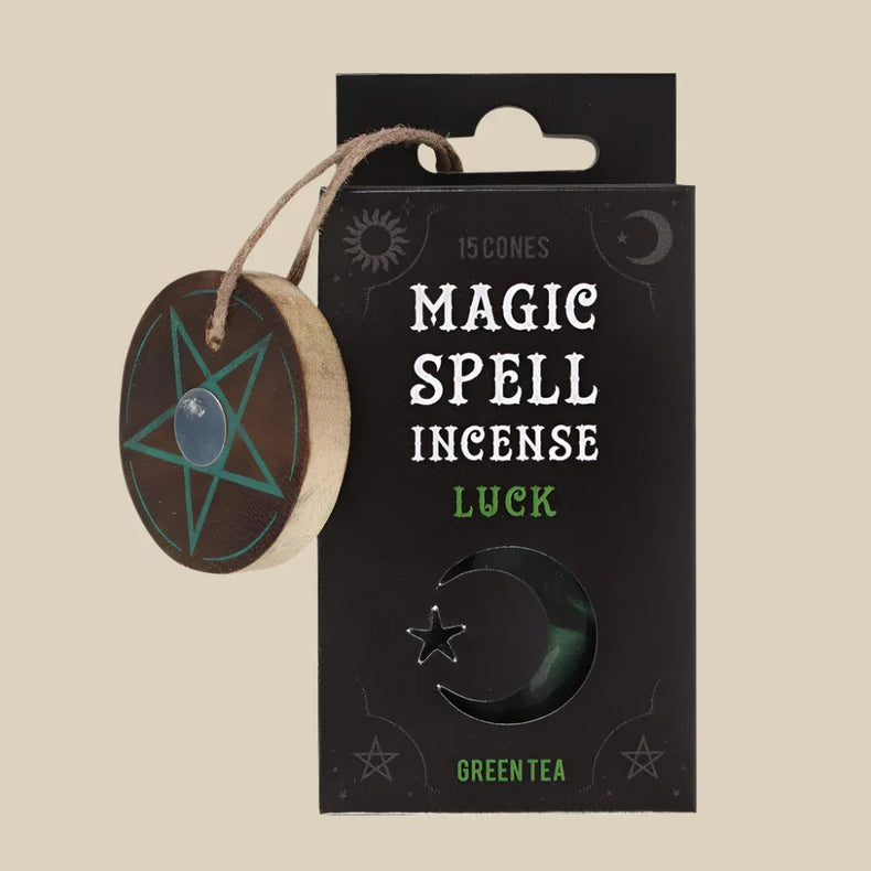 Magic Spell "Luck" Green Tea Incense Cones