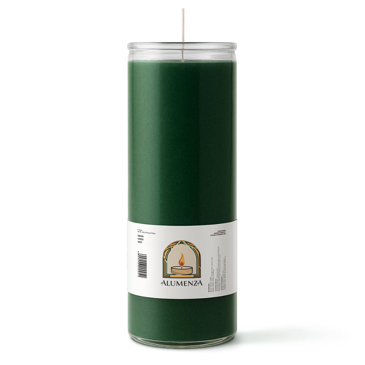 7 Day Candle | Green | Abundance, Growth, Prosperity