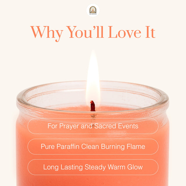 7 Day Candle | Pink | Love, Self-Worth, Emotional Softening