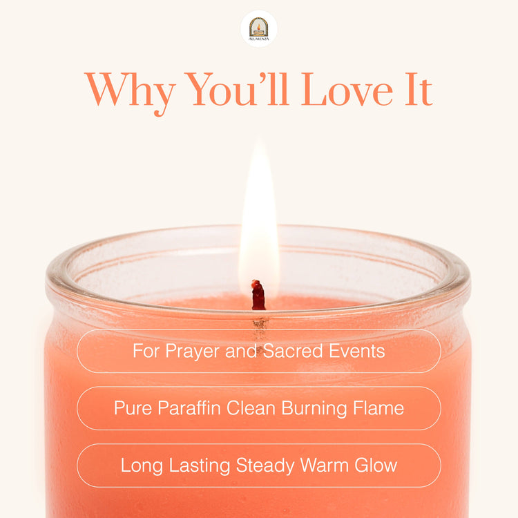 7 Day Candle | Pink | Love, Self-Worth, Emotional Softening