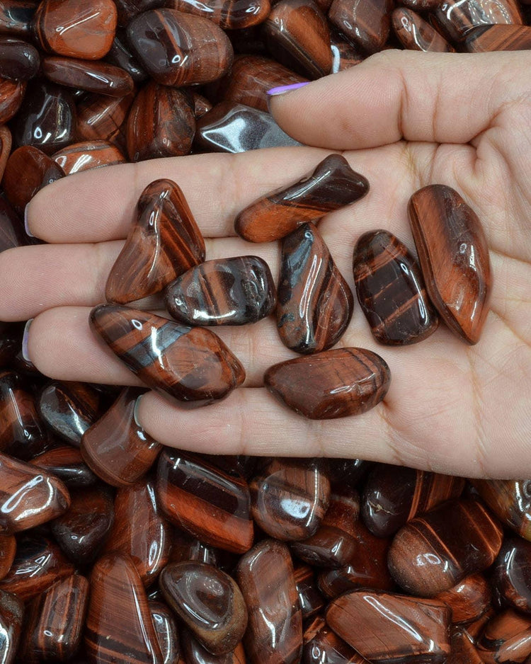 Red Tiger Eye Tumbled | Motivation + Inner Strength