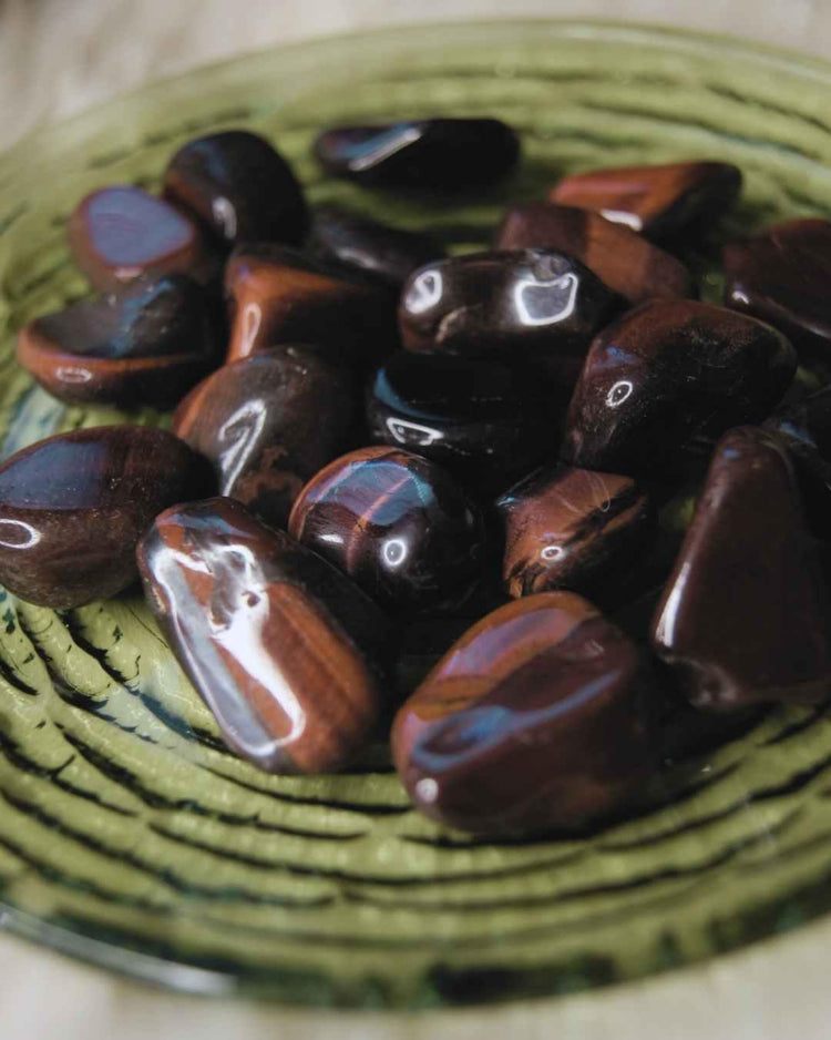 Red Tiger Eye Tumbled | Motivation + Inner Strength