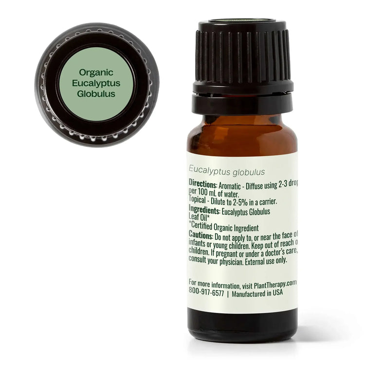 Organic Eucalyptus Globulus Essential Oil 10 mL