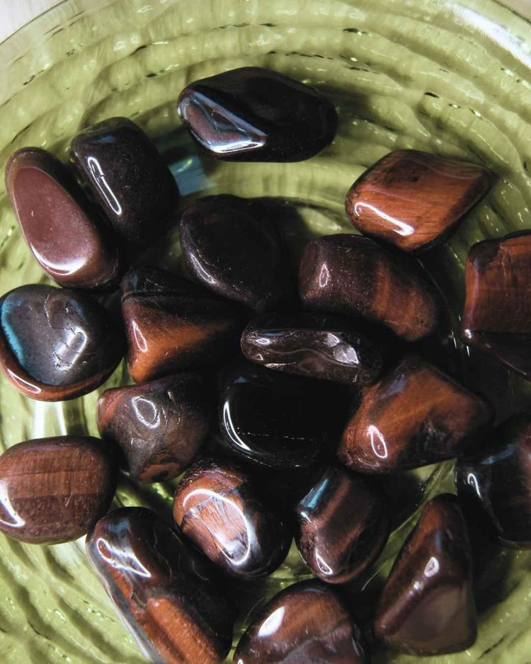 Red Tiger Eye Tumbled | Motivation + Inner Strength