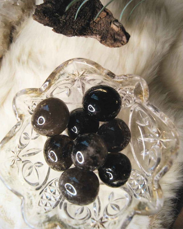 Smoky Quartz High Grade Tumbled | Grounding + Stress Relief
