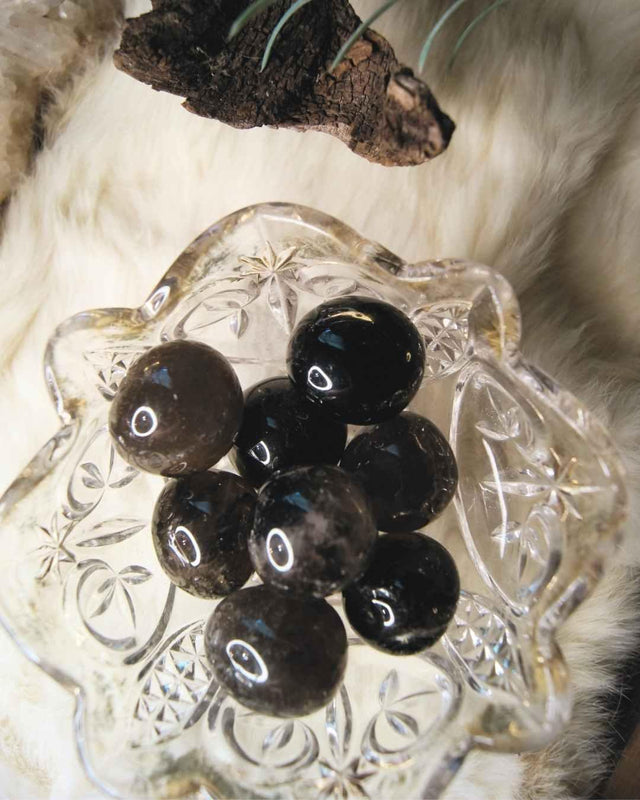 Smoky Quartz High Grade Tumbled | Grounding + Stress Relief