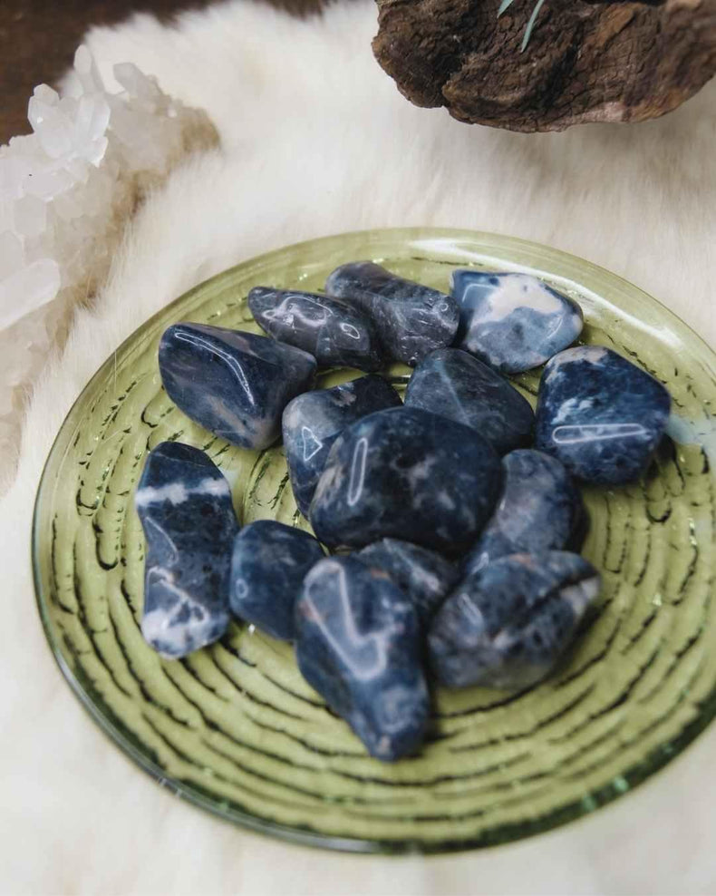 Sodalite Tumbled | Insight + Truth Stone