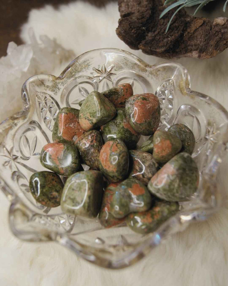 Unakite Tumbled | Emotional Balance + Heart Healing