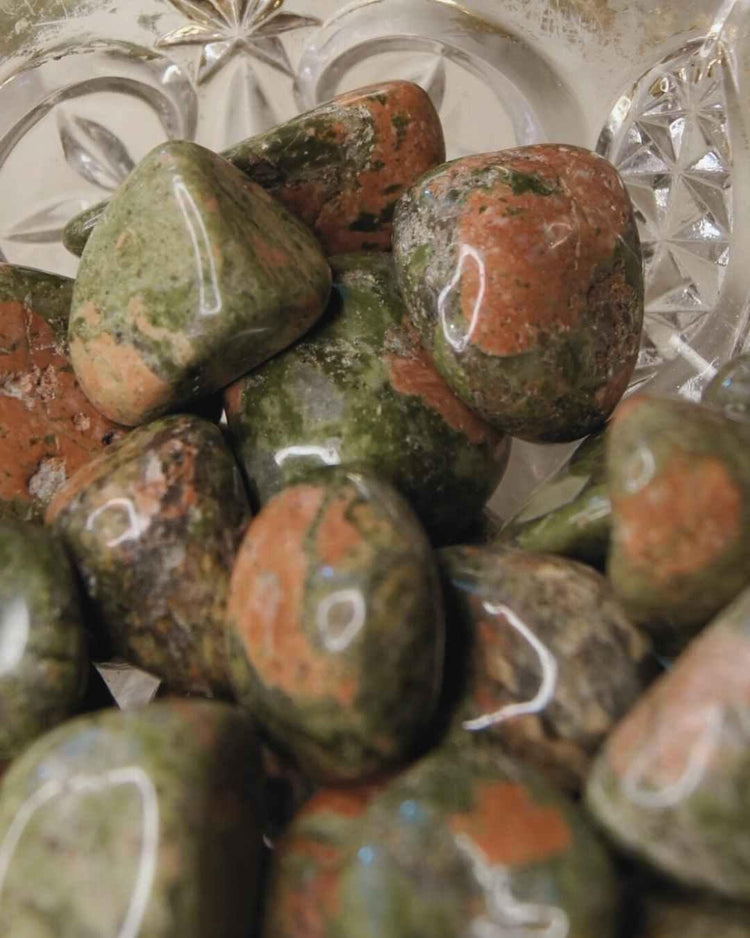Unakite Tumbled | Emotional Balance + Heart Healing