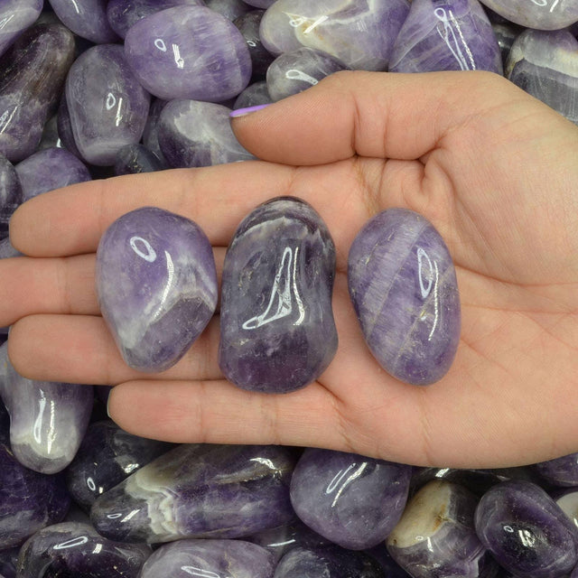 Amethyst Tumbled Medium | Calming + Spiritual Clarity