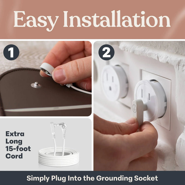 Grounding Mat: Brown Natural Flow