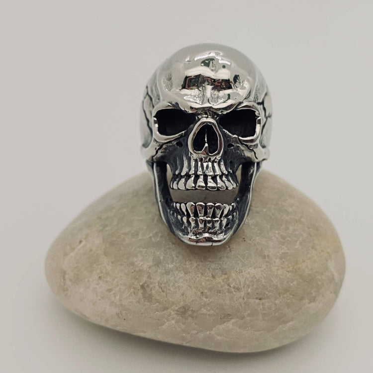 Men's Stainless Steel Skull Rings Size 11