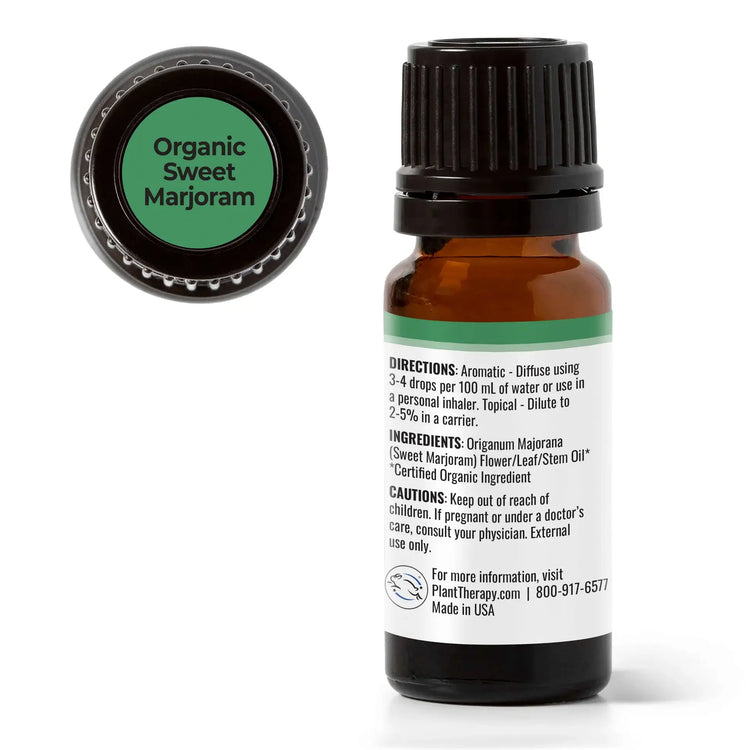 Organic Sweet Marjoram Essential Oil 10 mL