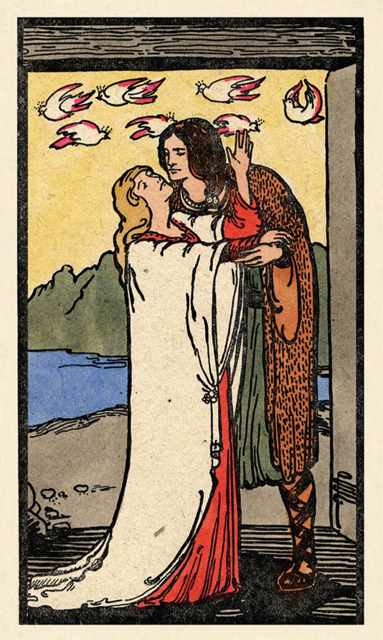 Mini Smith Waite Tarot Deck - Borderless