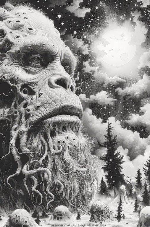 BigFoot's Mystical Night Tapestry