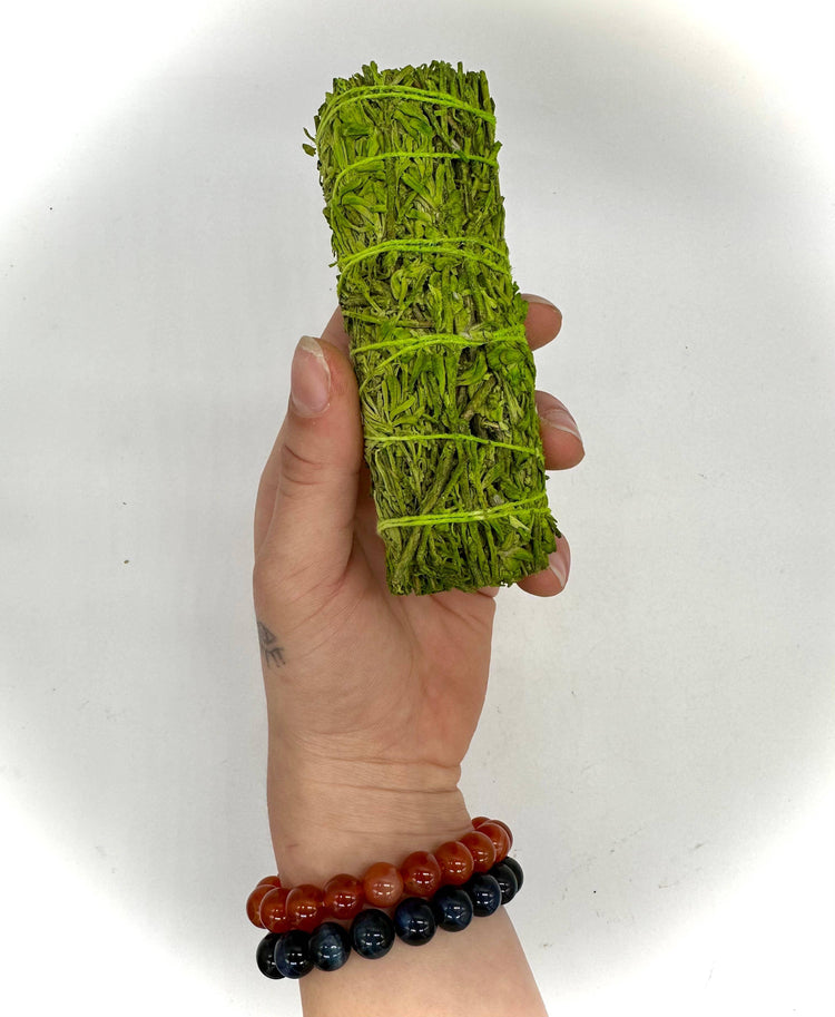 Patchouli Resin Blue Sage Bundle 4"