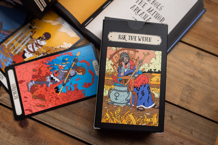 Ask the Witch Tarot-78 Cards & Book