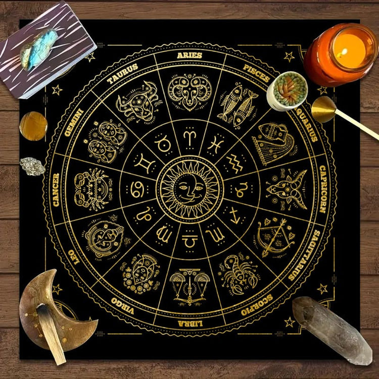 Astrology Altar Cloth available at Wild Raven’s Nest in Terrell, TX