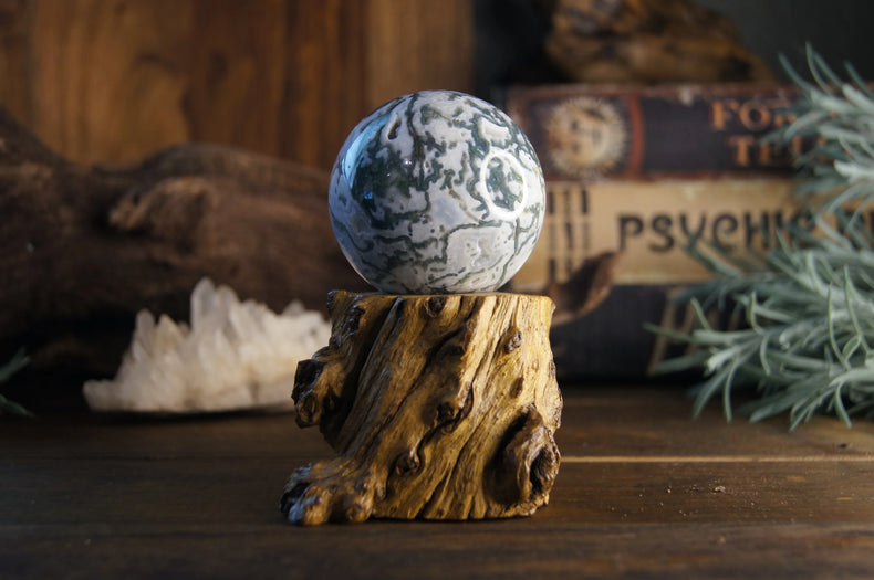 Moss Agate Sphere