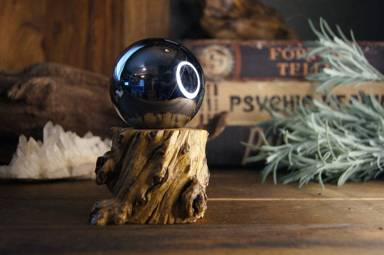 Titanuim Sphere- gemstones