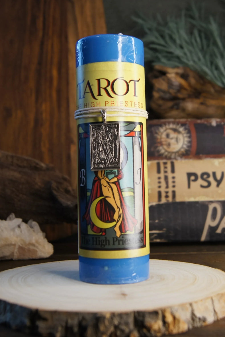 Tarot Pendant Candles: THE HIGH PRIESTESS
