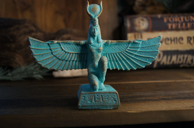 Winged Isis Patina