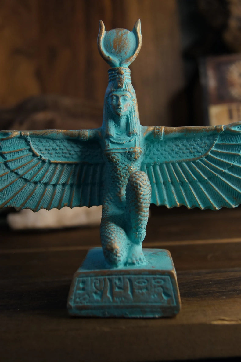 Winged Isis Patina
