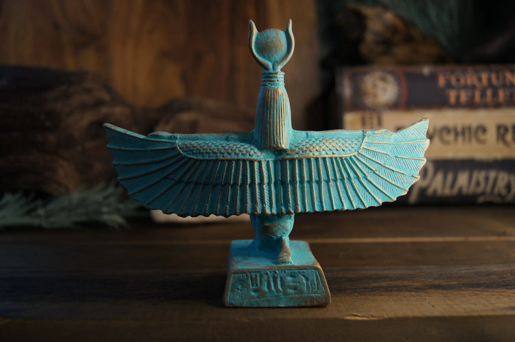 Winged Isis Patina