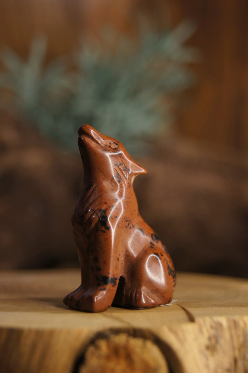 Red Jasper Wolf