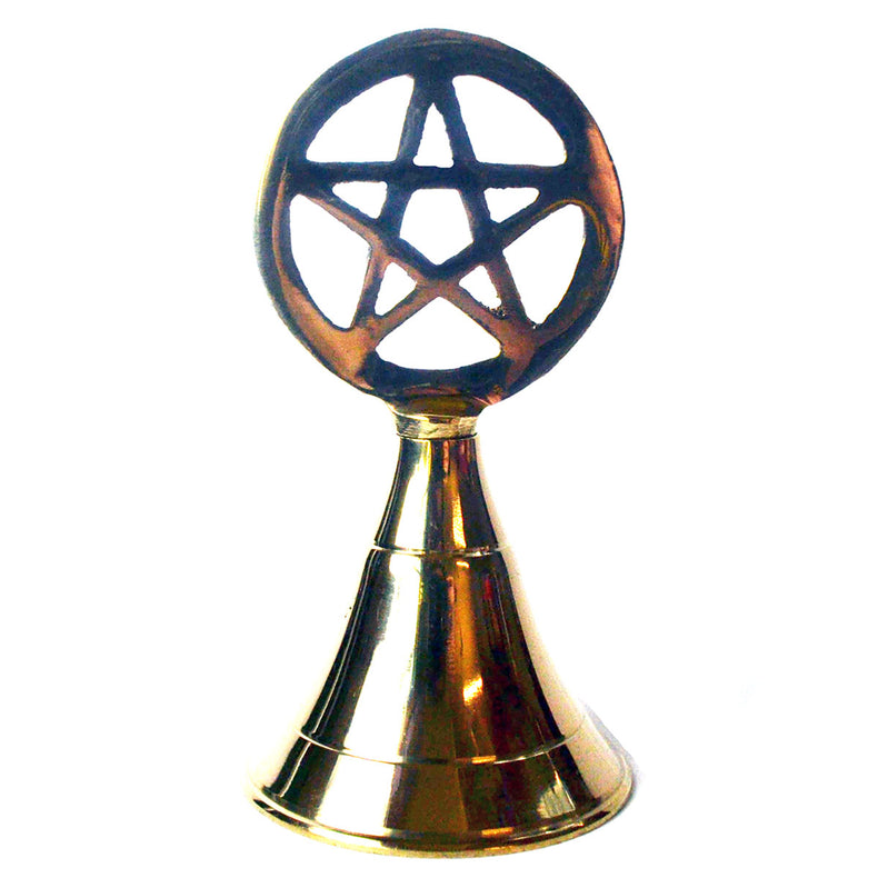 Pentagram Brass Bell 4"
