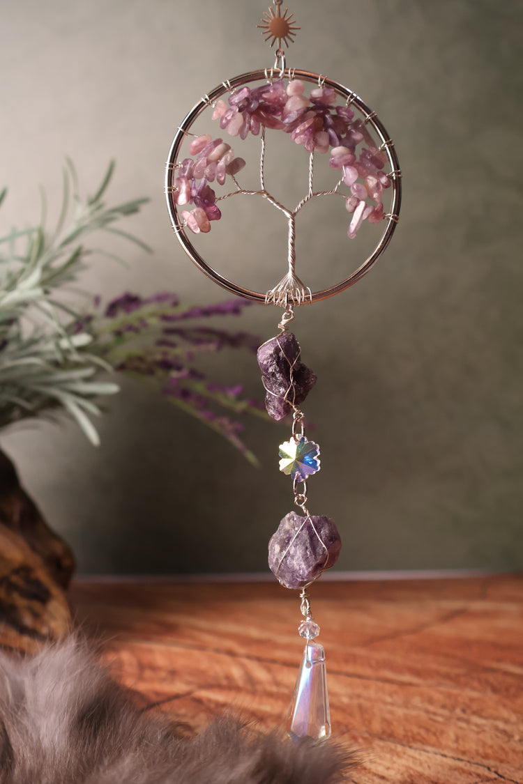 Sun Catcher | Tree of Life Crystal