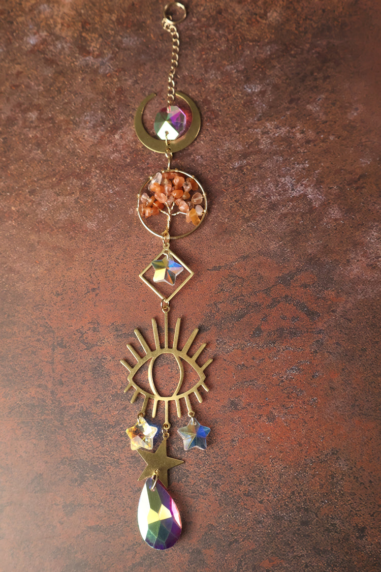 Sun Catcher | Tree of Life, Eye, & Moon
