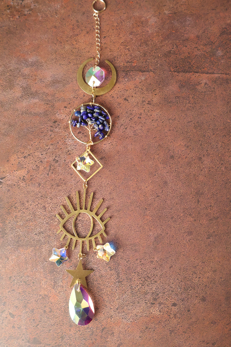 Sun Catcher | Tree of Life, Eye, & Moon