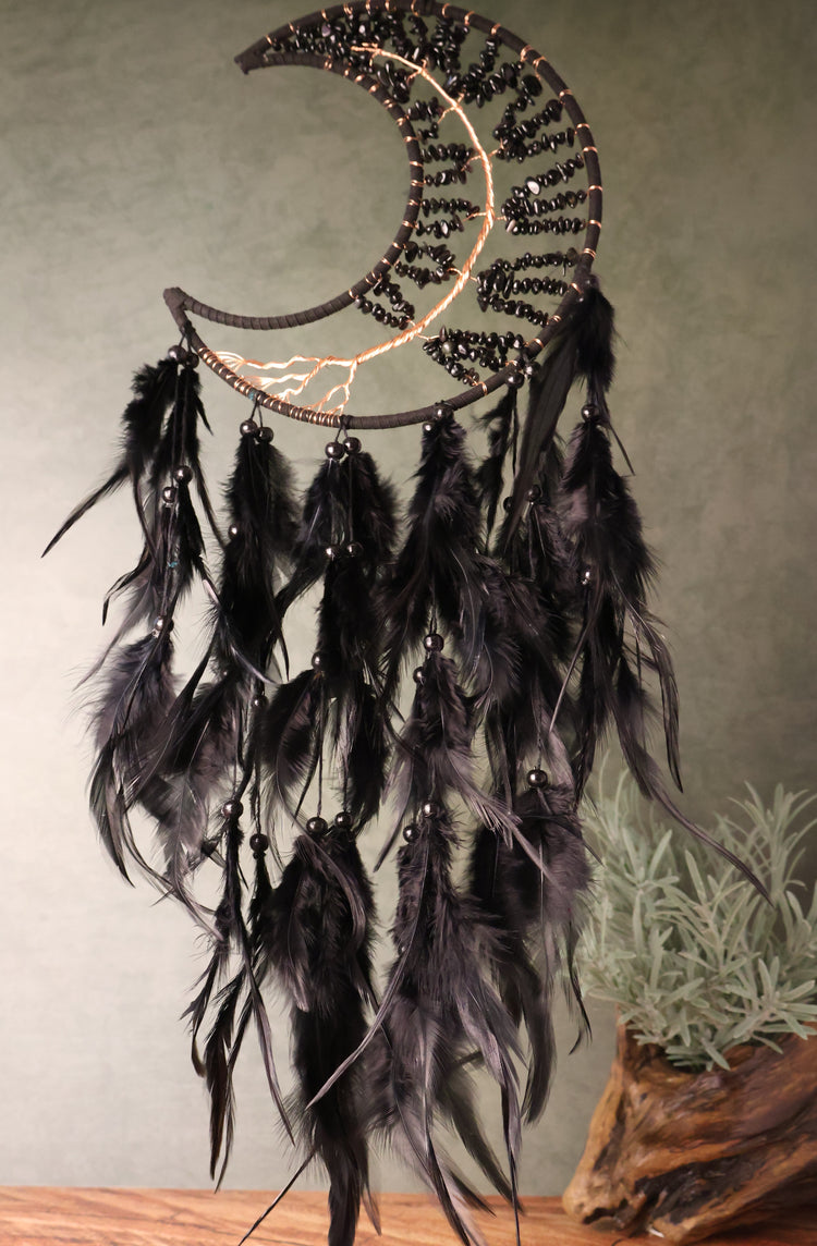 Moon Crystal Dream Catcher