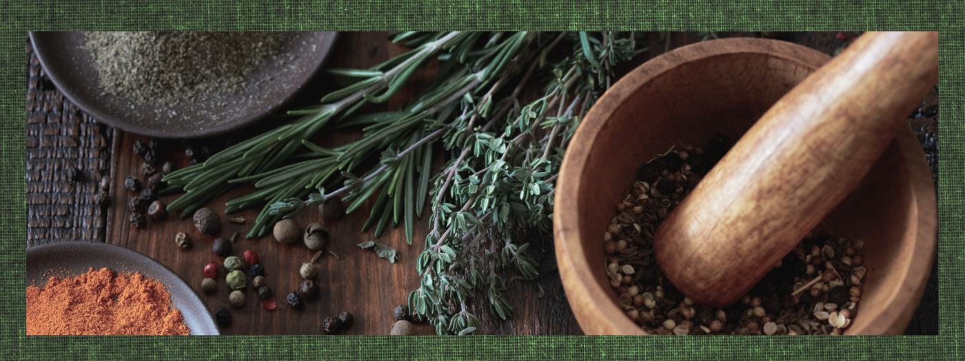 Dried herbs and spell ingredients at Wild Raven’s Nest in Terrell, TX