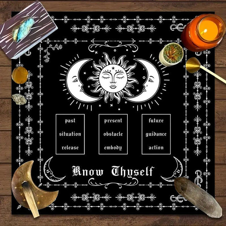 Tarot Spread Altar Cloths available at Wild Raven’s Nest in Terrell, TX